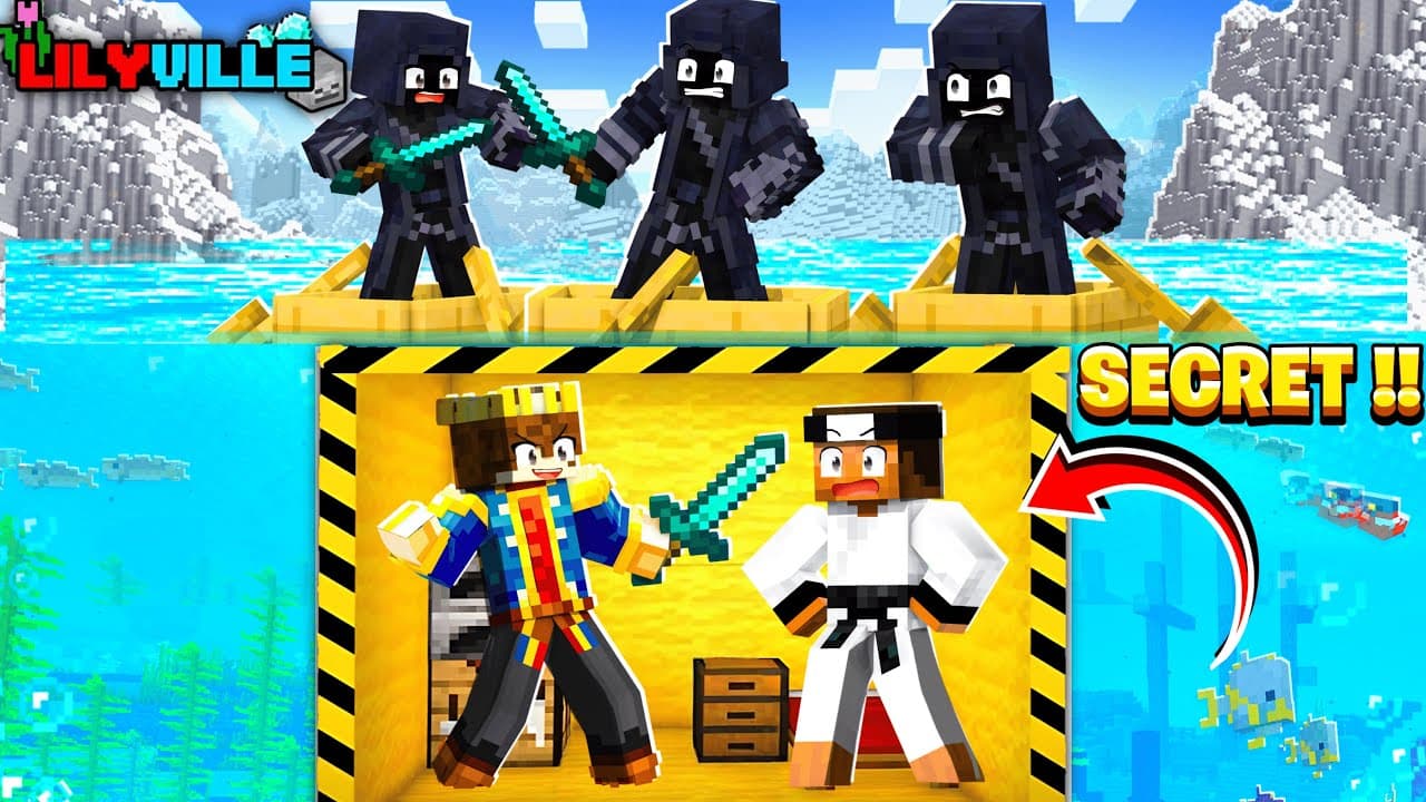 I Made The SECRET WAR BUNKER In Minecraft 😱| Lilyville SMP