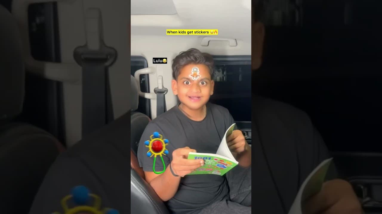 Stickers wali Thar 😂🔥| Indian family #shorts #indian  #chaman #relatable #chotabhai #bachpan #thar