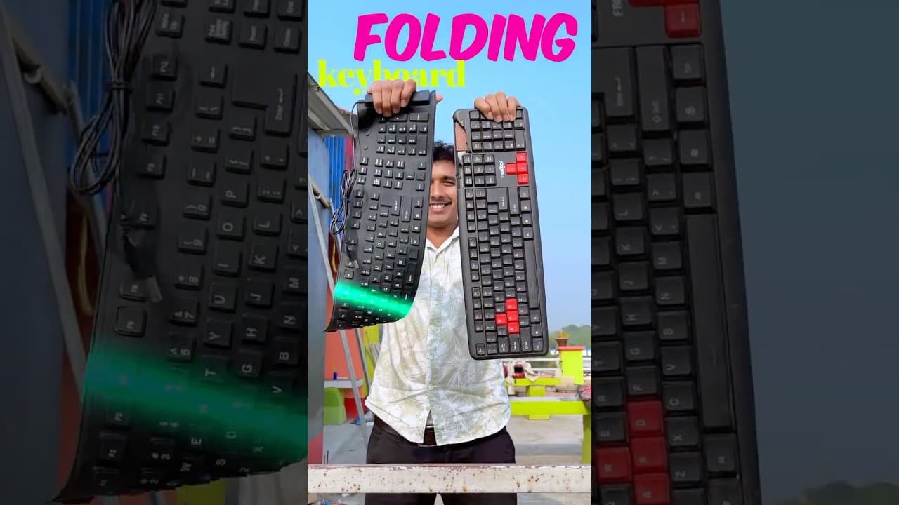 Folding Vs Normal Keyboard!
