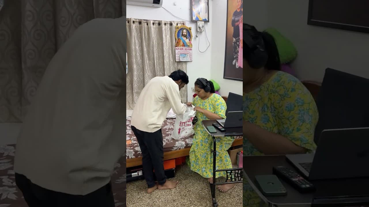 Husband & Wife Alaparaigal - 63😱 #mamawithbabyma #comedy #shorts #prank