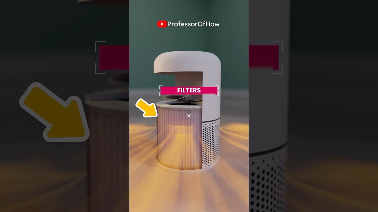 How does an Air Purifier Works? (3D) by Professor Of How