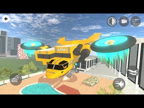 Franklin Change House To Military Airplane Tank  - INDIAN BIKE DRIVING 3D