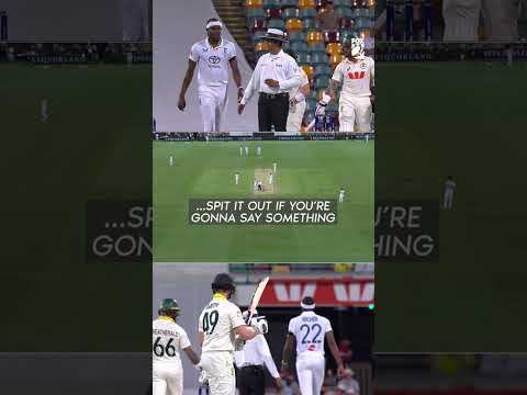 Jake Weatherald vs. Ben Stokes 🍿 #ashes #cricket