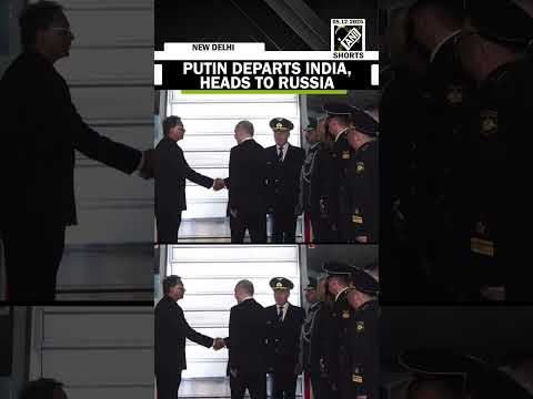 President Putin departs New Delhi for Moscow; EAM S. Jaishankar sees him off at the airport