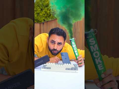 Smartphone vs Smoke Bomb