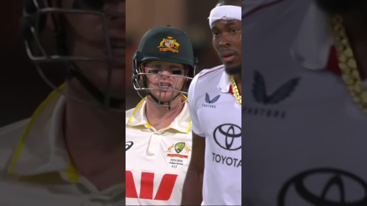 Jofra Archer & Steve Smith's heated exchange from 2nd Ashes Test | #AUSvENG