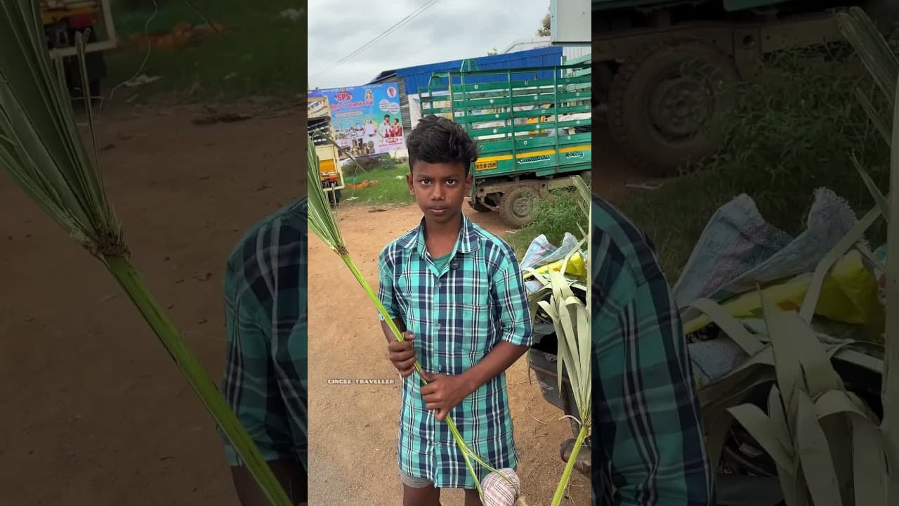 விடுமுறை நாட்களில் கார்த்திகை தீபத்தை முன்னிட்டு மாவலி விற்கும் பள்ளி சிறுவர்கள்...