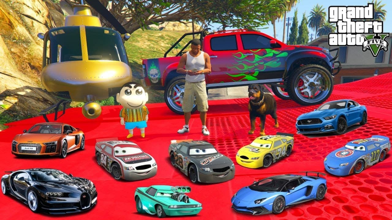 Franklin Gifting SUPER RC TOY CARS To Shinchan in GTA 5