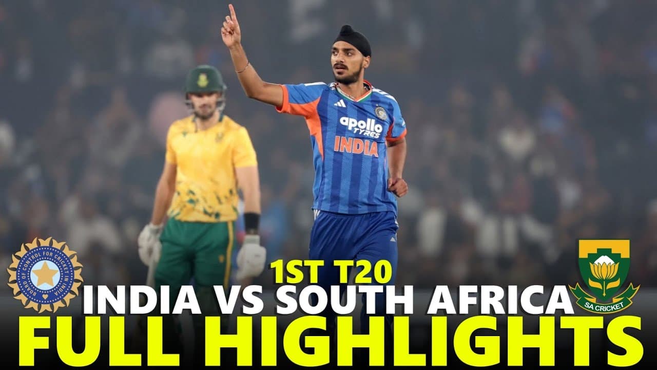 India vs South Africa Full Highlights 1st T20 | IND VS SA 2025