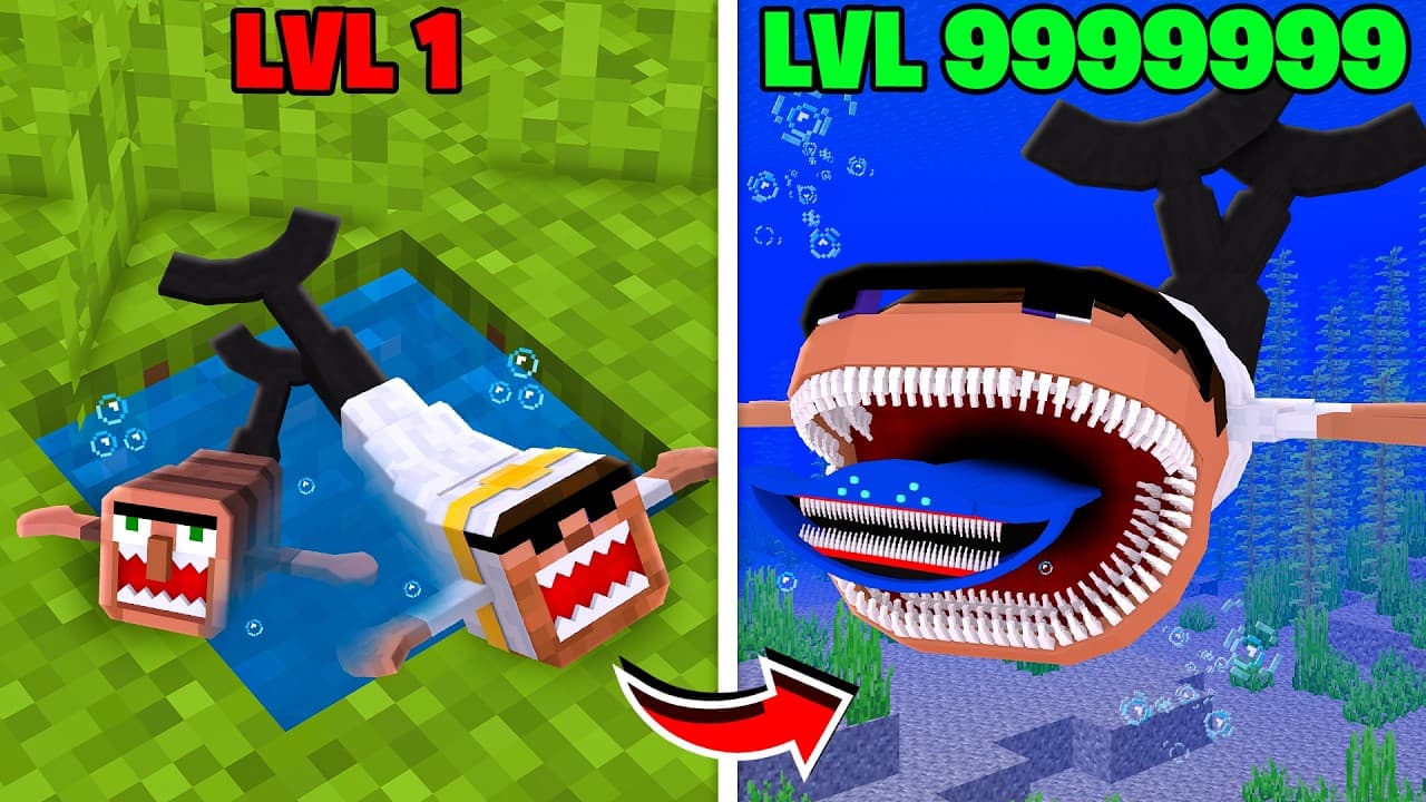 I Survived 100 Days as THE BLOOP in Minecraft