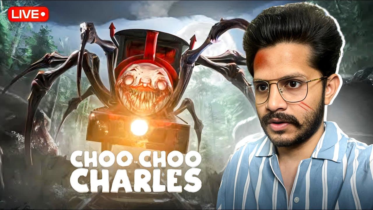 #1 Choo Choo Charles with AnshuMan Gaming #shortfeed #shortslive #chainedtogethergame #wormateio