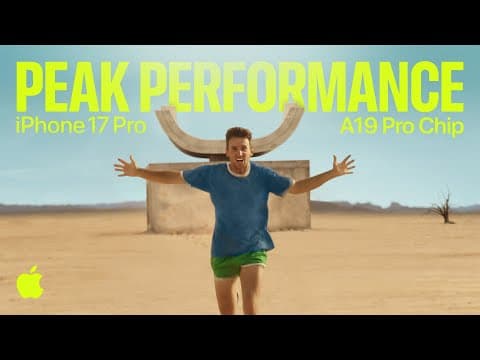iPhone 17 Pro | A19 Pro Chip | Peak Performance | Apple