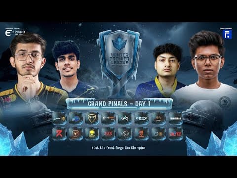 4TR Winter Premier League 2025 : Grand Finals Day 1 | Let The Frost Forge The Champion ! #godl #4tr
