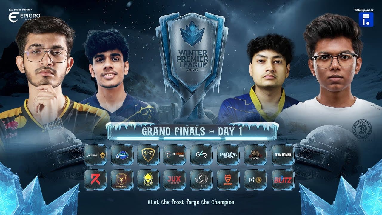 4TR Winter Premier League 2025 : Grand Finals Day 1 | Let The Frost Forge The Champion ! #godl #4tr