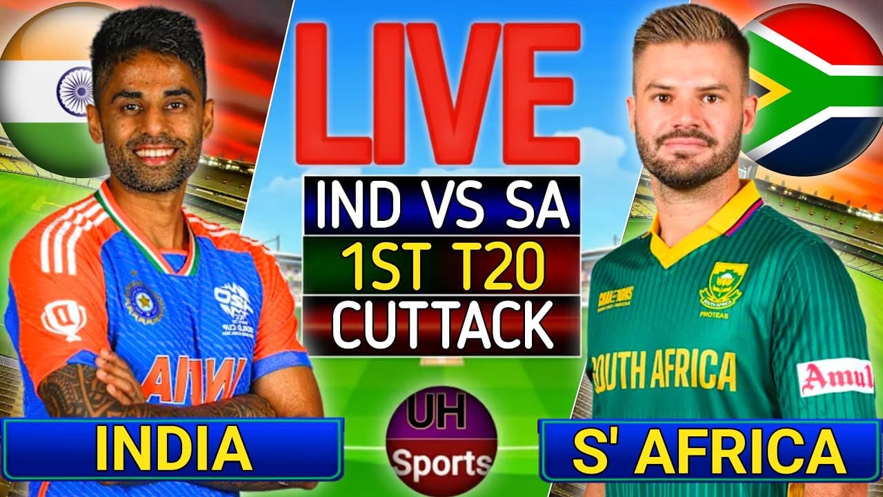 🔴 IND vs SA Live Cricket Match Today, 1st T20I, Cricket Live Match Today, India Batting, 1st Innings