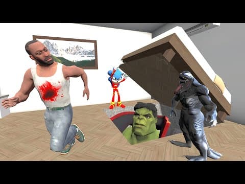 Franklin Found Secret Bunker In Franklin’s Bed In Indian Bike Driving 3d