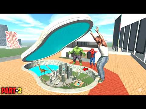 😱 Franklin Found a Mini City Under the Pool! Hulk & Spiderman Shocked – PART 2 |IDB3D @HeligamerSSS